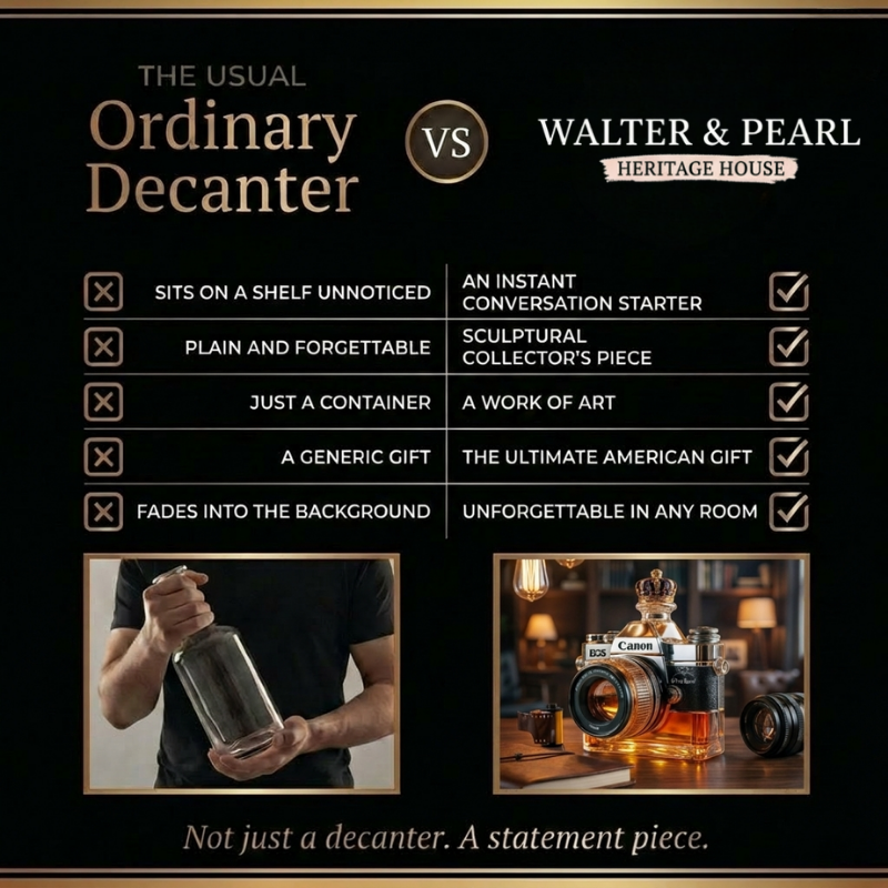 Whiskey Decanter - Camera Edition
