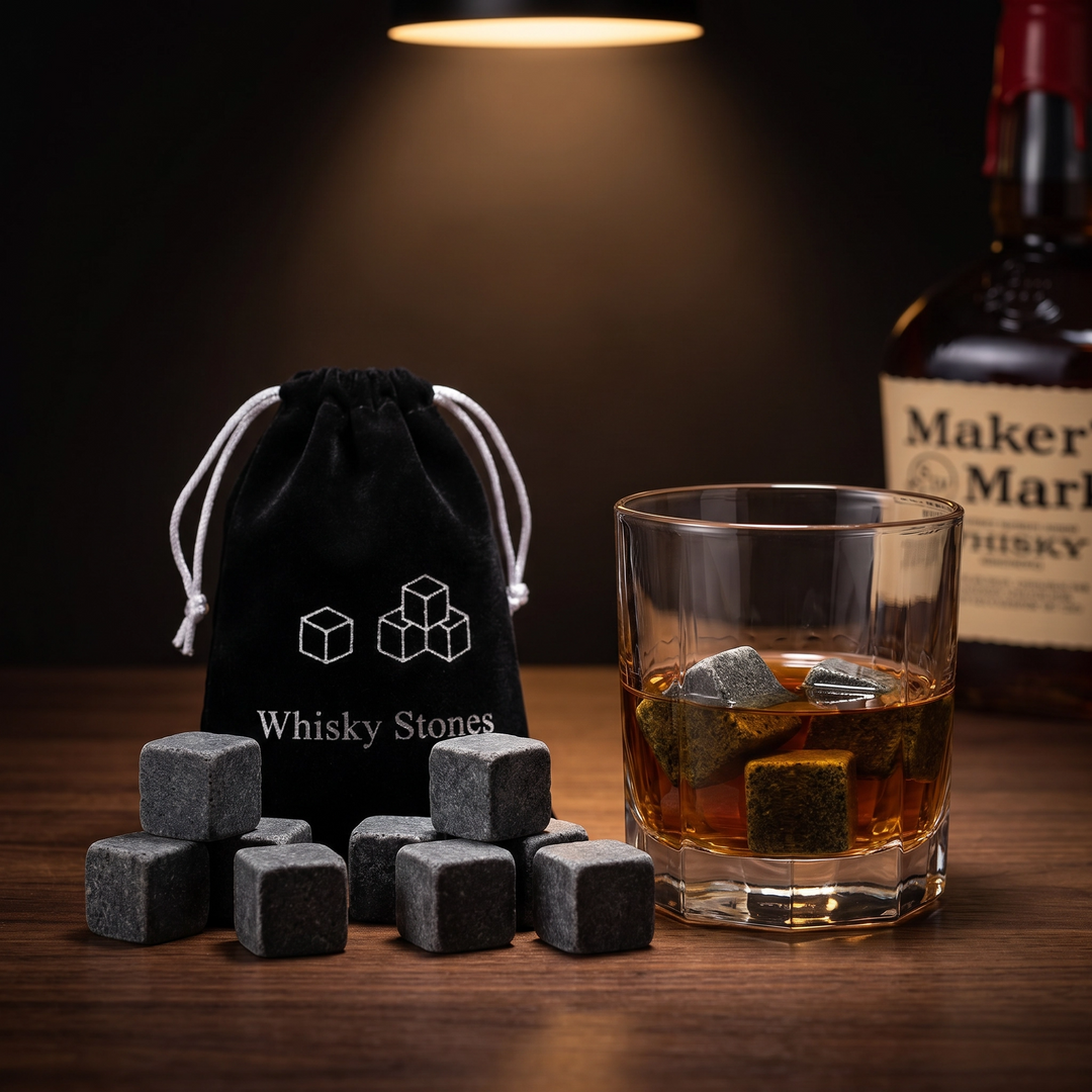 The Walter & Pearl Whiskey Stones — Set of 9